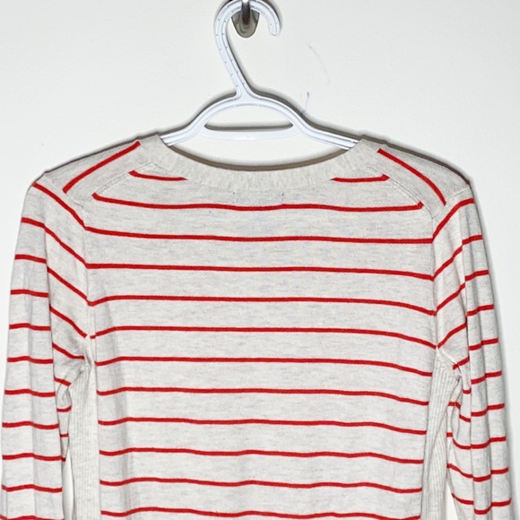 Gap Factory striped V neck sweater size S - Picture 4 of 9
